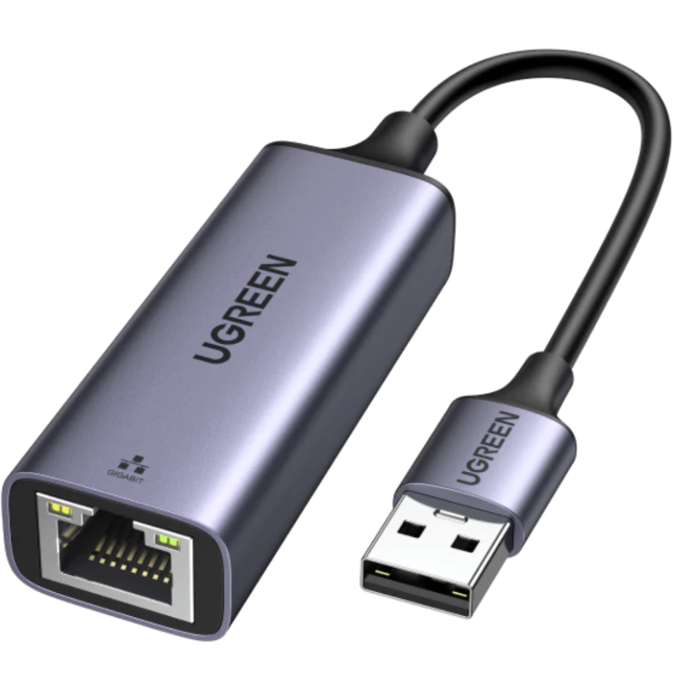 adaptateur-ugreen-aliminium-usb-30-vers-rj45-reseau-a-100mbps-50922.png Adaptateur Ugreen Aliminium USB 3.0 vers RJ45 Ethernet gigabit (50922) – Image 1