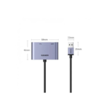 Adaptateur Ugreen USB-A 3.0 Mâle vers HDMI / VGA (20518) – Image 3