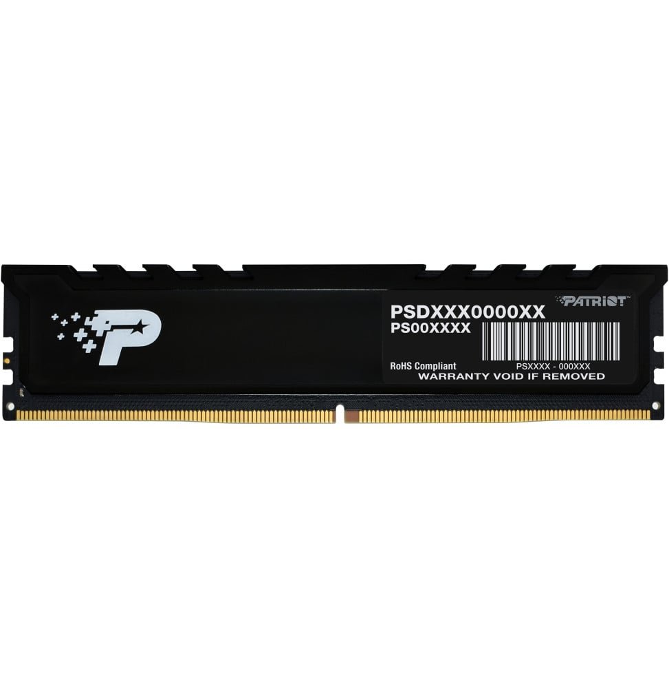 barrette-memoire-patriot-signature-line-premium-8gb-u-dimm-ddr5-5600-mhz-cl46-pc-bureau-psp58g560041h1.jpg Barrette mémoire Patriot signature line Premium 8GB U-DIMM DDR5 5600 MHz CL46 - Pc Bureau (PSP58G560041H1) – Image 1