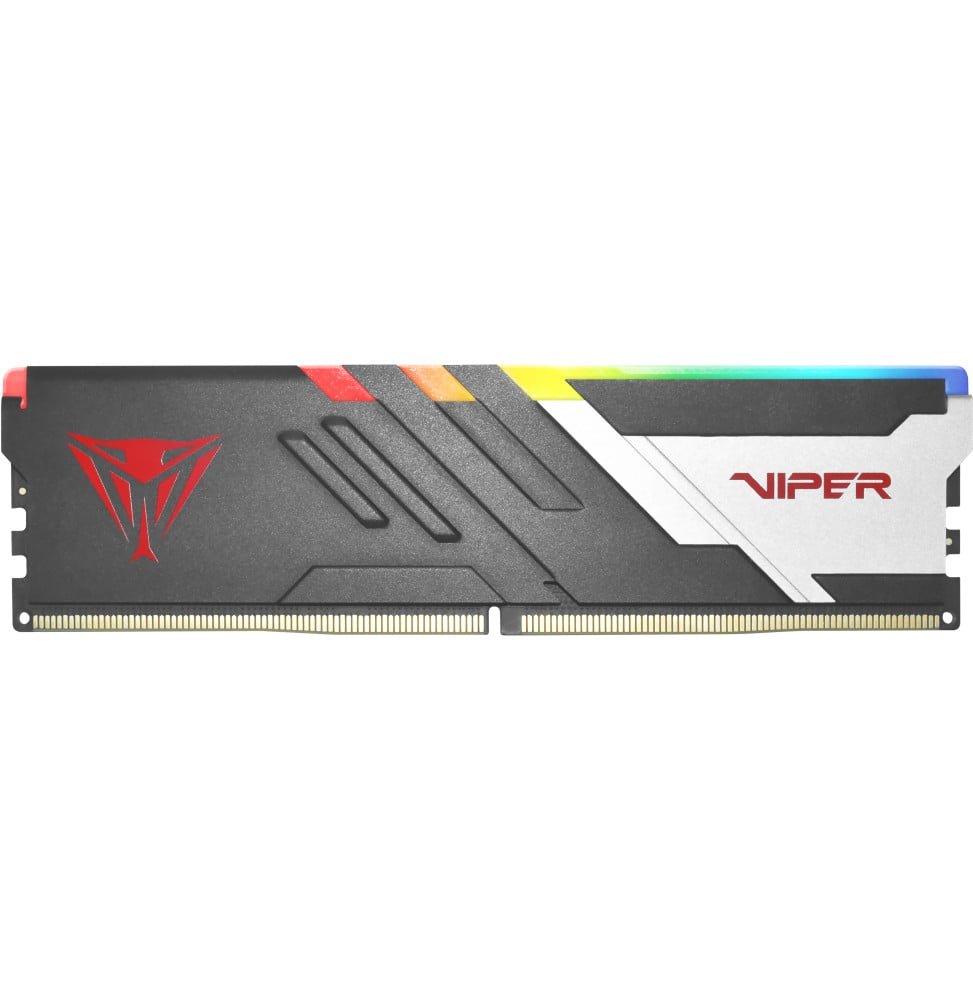 barrette-memoire-patriot-viper-venom-rgb-16gb-u-dimm-ddr5-6000-mhz-cl30-pc-bureau-pvvr516g60c30.jpg Barrette mémoire Patriot Viper Venom RGB 16GB U-DIMM DDR5 6000 MHz CL30 - Pc Bureau (PVVR516G60C30) – Image 1