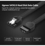 Câble data Ugreen SATA III - 0.5 mètre (30796) – Image 3
