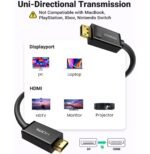 Câble Ugreen Displayport Male vers HDMI Male - 3 mètres (10203) – Image 3