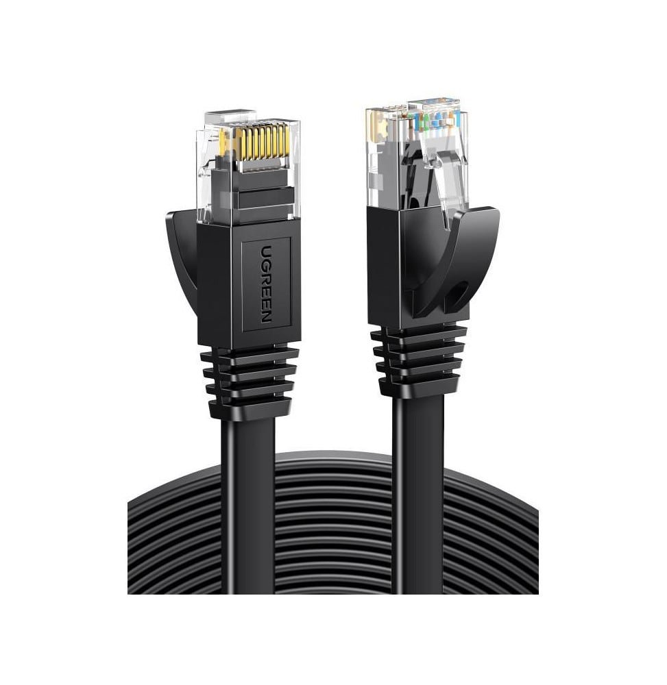 cable-ugreen-ethernet-flat-cat6-15m-50180.jpg Câble Ugreen Ethernet RJ45 Flat CAT6 - 15 mètres (50180) – Image 1