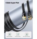 Câble Ugreen Ethernet RJ45 Flat CAT7 U FTP - 5 mètres (11263) – Image 3