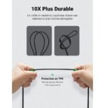 Câble Ugreen imprimante USB-C vers USB B Mâle Noir - 2 mètres (50446) – Image 3