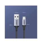 Câble Ugreen USB-A vers Micro USB 18W - 1.5 mètre (60147) – Image 6