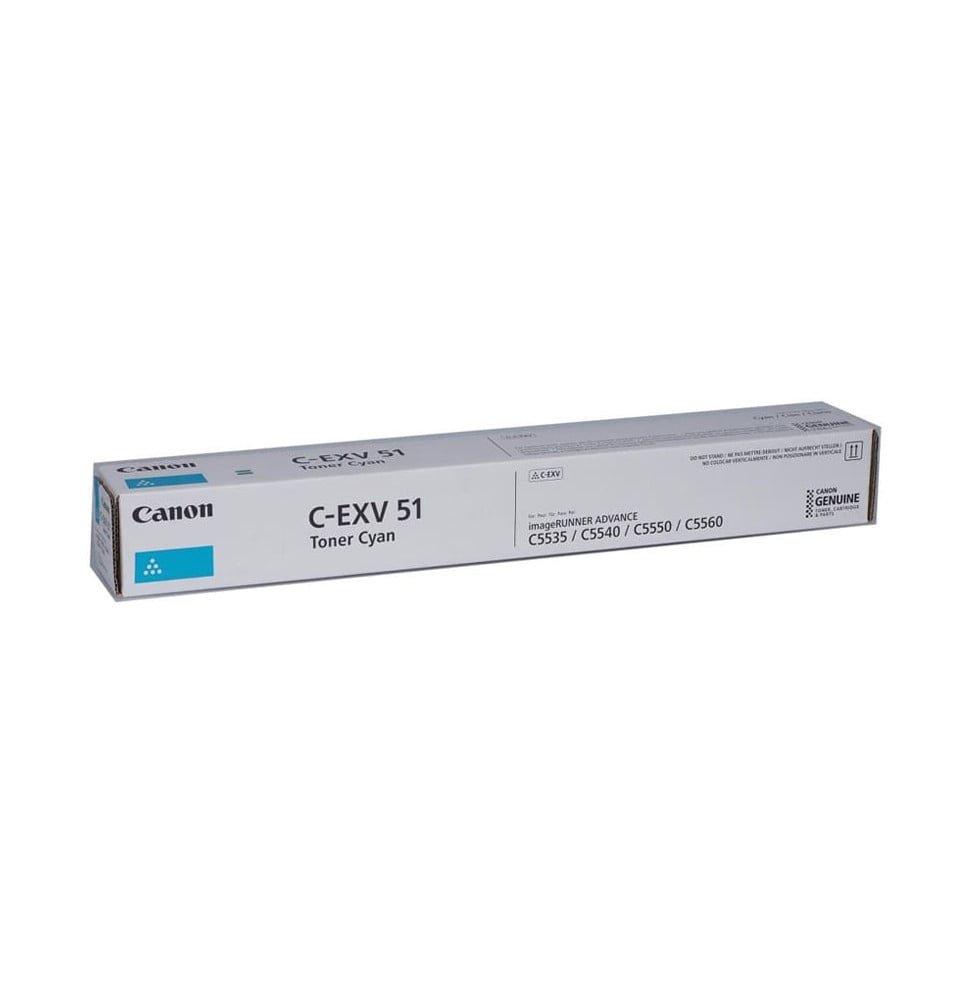 canon-c-exv51-cyan-toner-canon-dorigine-0482c002ab.jpg Canon C-EXV51 Cyan - Toner Canon d'origine (0482C002AB) – Image 1