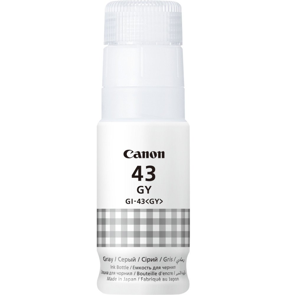 canon-gi-43gy-gris-bouteille-dencre-canon-dorigine-4707c001aa.jpg Canon GI-43GY Gris - Bouteille d'encre Canon d'origine (4707C001AB) – Image 1