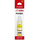 Canon GI-490 Y Jaune - Bouteille d'encre Canon d'origine (0666C001AC) – Image 3