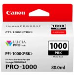 Canon PFI-1000PBK Noir photo - Cartouche d'encre Canon d'origine (0546C001AA)