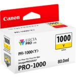 Canon PFI-1000Y Jaune - Cartouche d'encre Canon d'origine (0549C001AA) – Image 2