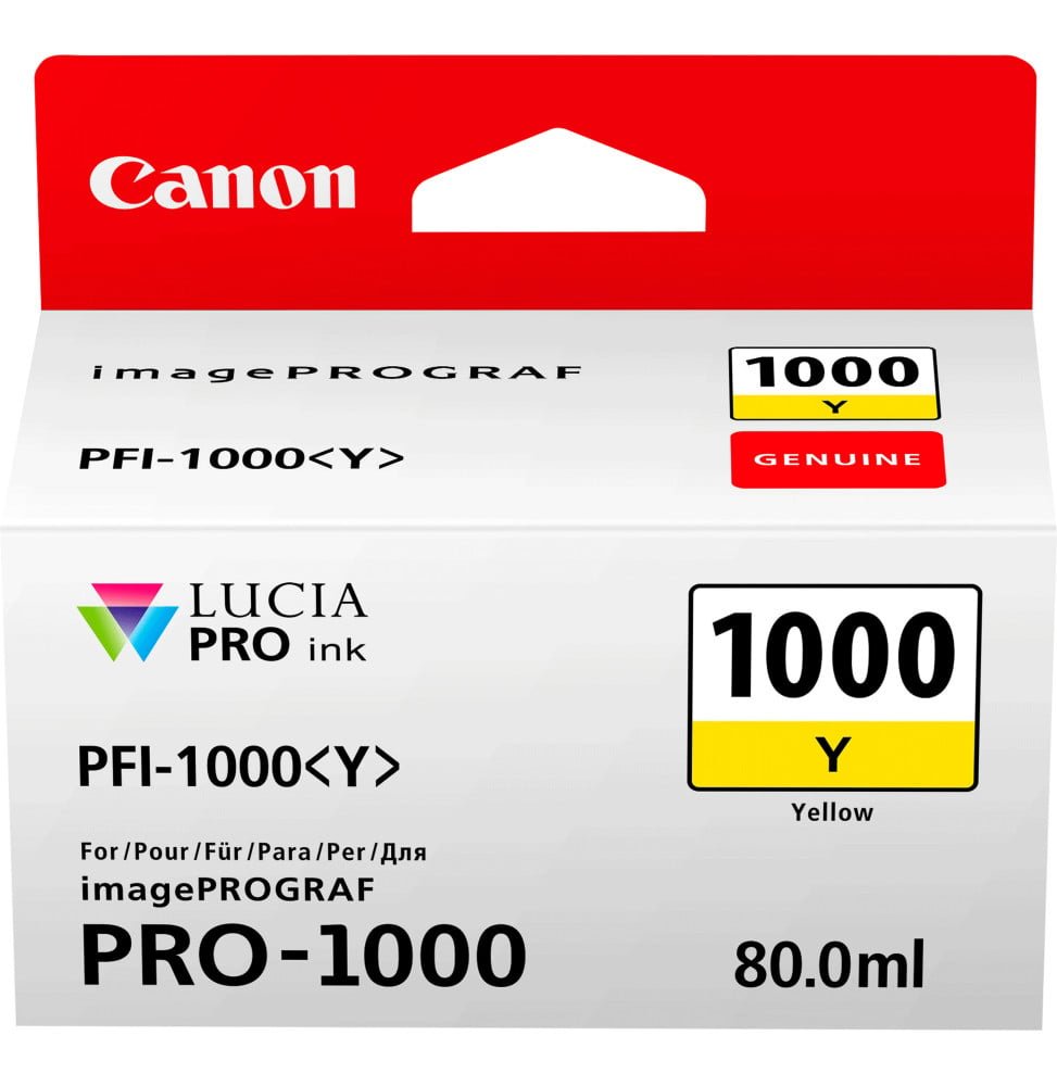canon-pfi-1000y-jaune-cartouche-dencre-canon-dorigine-0549c001aa.jpg Canon PFI-1000Y Jaune - Cartouche d'encre Canon d'origine (0549C001AA) – Image 1