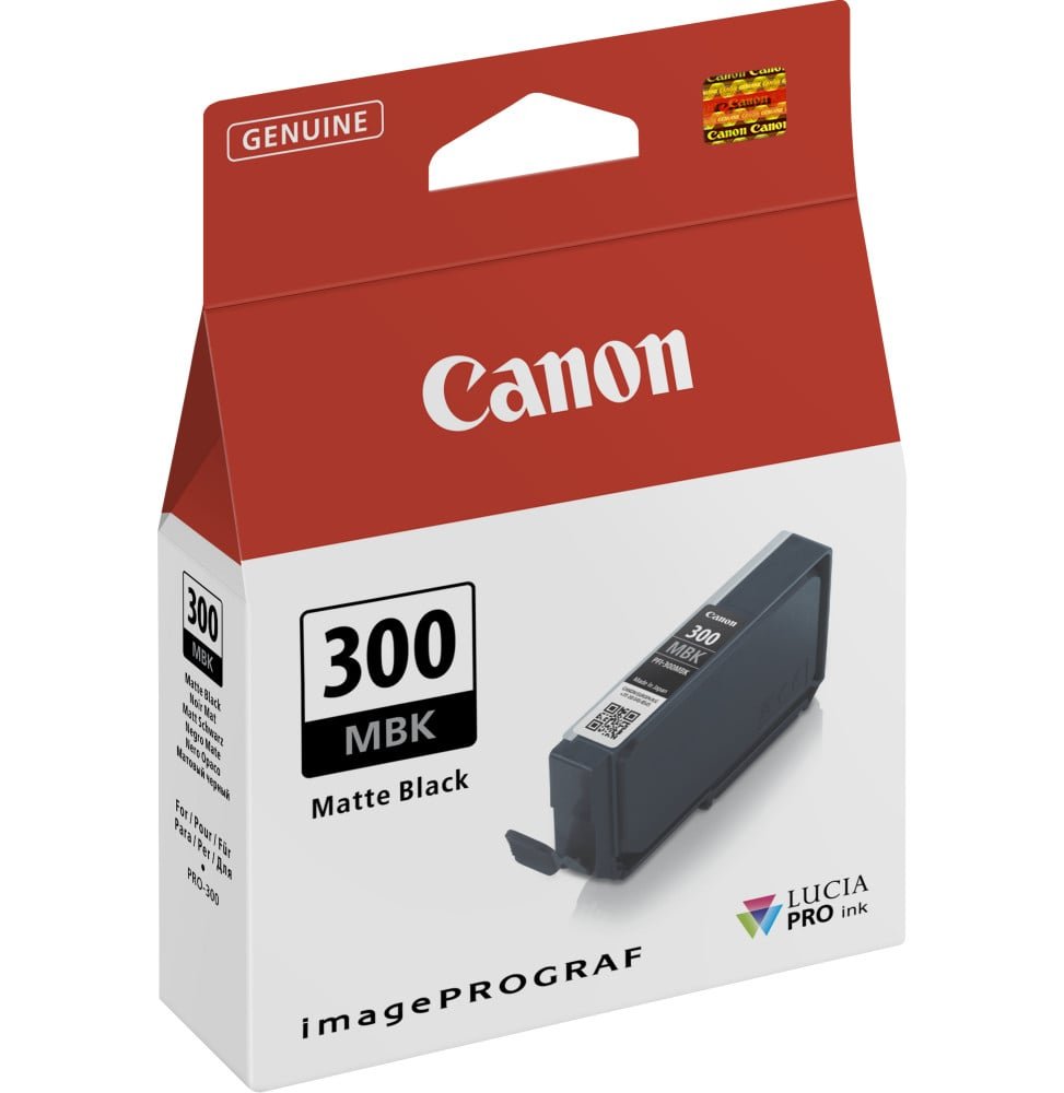 canon-pfi-300mbk-noir-mat-cartouche-dencre-canon-dorigine-4192c001aa.jpg Canon PFI-300MBK Noir mat - Cartouche d'encre Canon d'origine (4192C001AA) – Image 1
