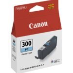 Canon PFI-300PC Cyan photo - Cartouche d'encre Canon d'origine (4197C001AA)