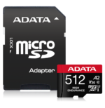 Carte mémoire ADATA 512 Go microSDXC/SDHC UHS-I haute endurance (AUSDX512GUI3V30SHA2-) – Image 3