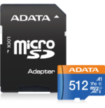 Carte mémoire ADATA Premier Pro 512 Go microSDXC/SDHC UHS-I Classe 10 (AUSDX512GUICL10A1-RA) – Image 2