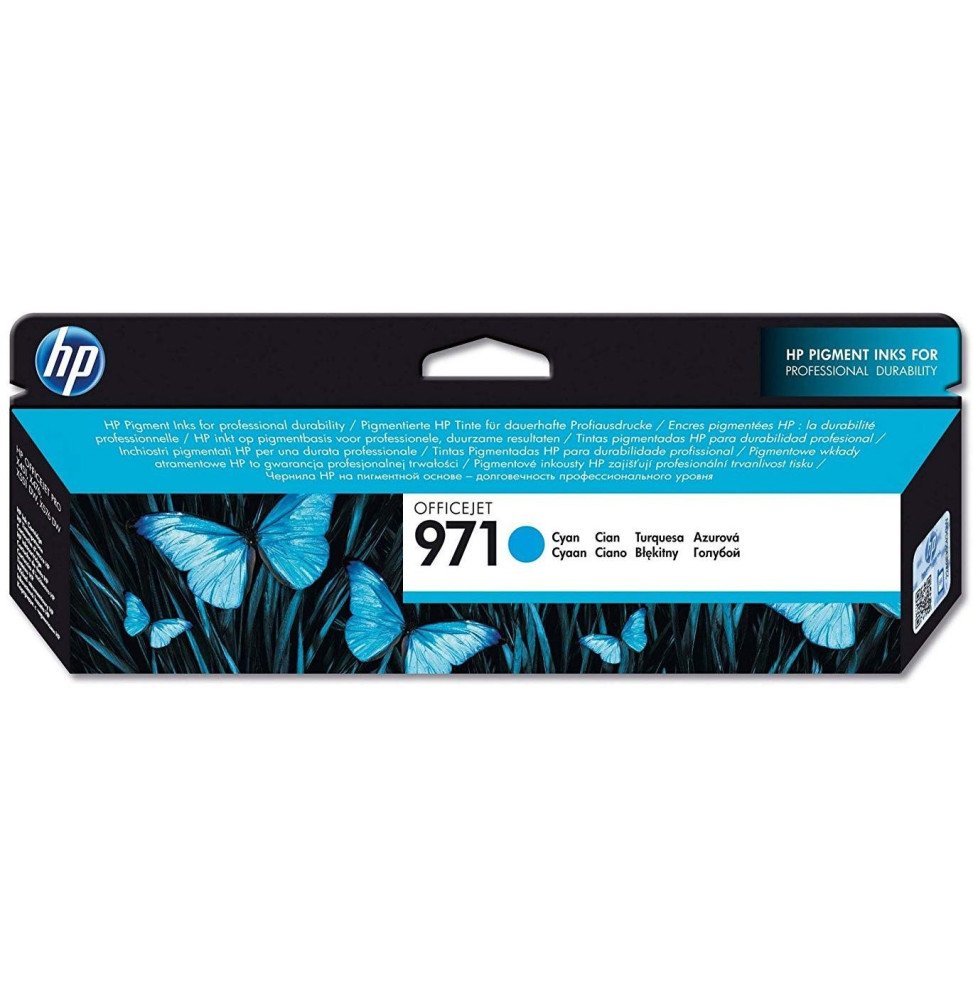 cartouche-authentique-d-encre-cyan-hp-971-cn622ae.jpg HP 971 Cyan - Cartouche d'encre HP d'origine (CN622AE) – Image 1