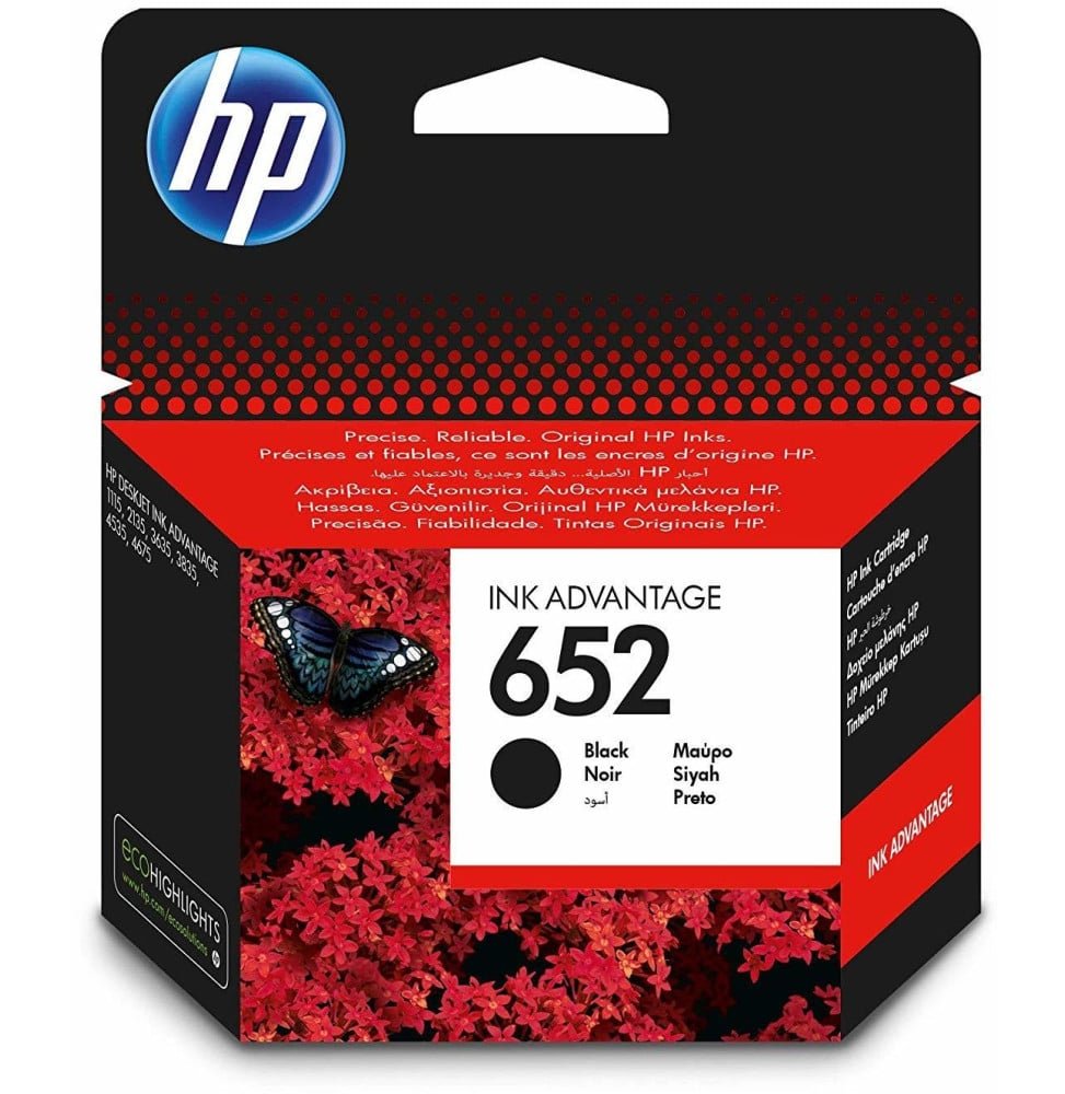 cartouche-d-encre-advantage-hp-652-noire-authentique-f6v25ae.jpg HP 652 Noir - Cartouche d'encre HP d'origine (F6V25AE) – Image 1