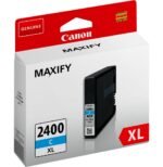 Canon PGI-2400XL C Cyan - Cartouche d'encre grande capacité Canon d'origine (9274B001AA)