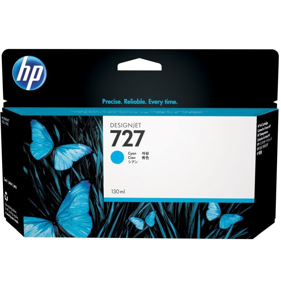 cartouche-d-encre-cyan-hp-727-designjet-130-ml-b3p19a.jpg HP 727 Cyan - Cartouche d'encre HP d'origine (B3P19A) – Image 1