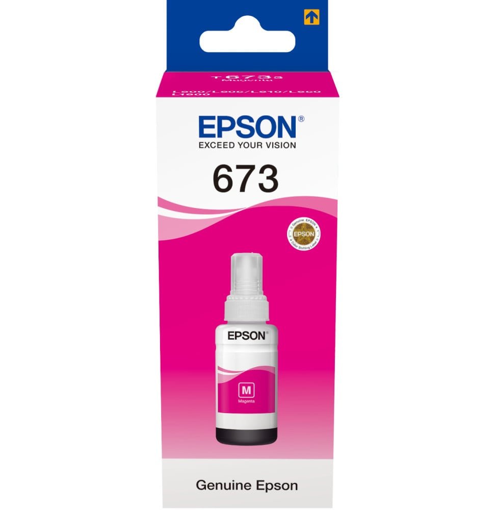 cartouche-d-encre-epson-magenta-bottle-70-ml.jpg Epson 673 M (T6733) Magenta - Bouteille d'encre Epson d'origine (C13T67334A) – Image 1