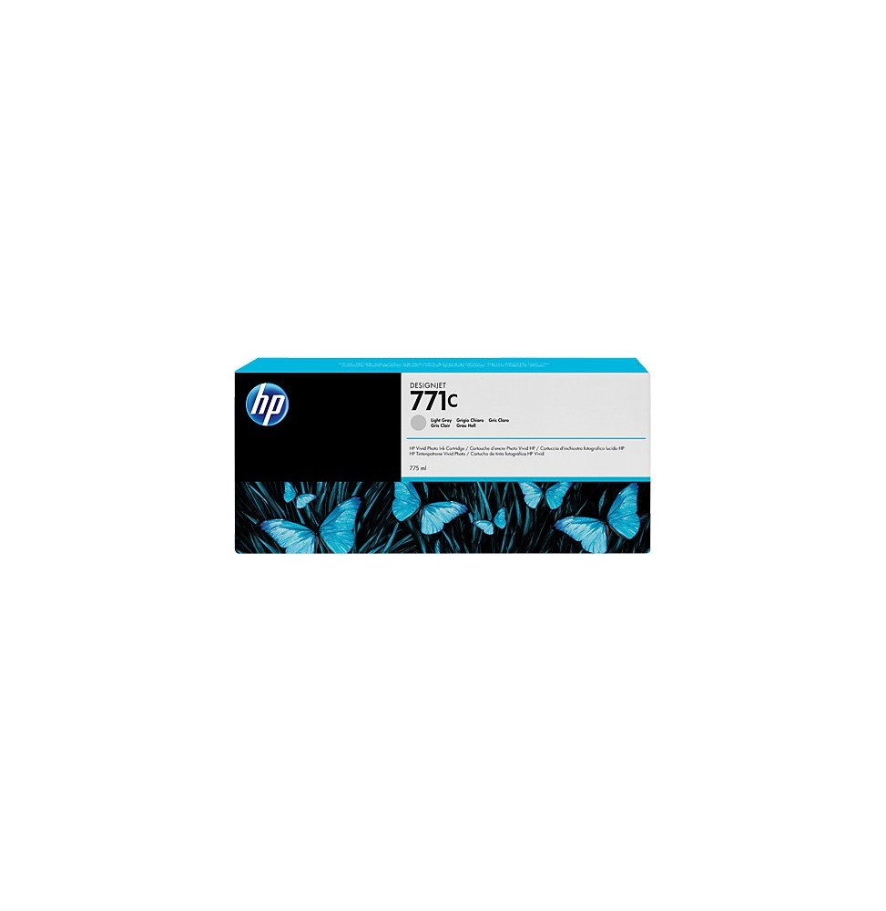 cartouche-d-encre-gris-clair-hp-771c-designjet-775-ml-b6y14a.jpg HP 771C Gris Clair - Cartouche d'encre HP d'origine (B6Y14A) – Image 1