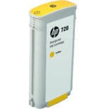 HP 728 Jaune - Cartouche d'encre HP d'origine (F9J65A) – Image 2