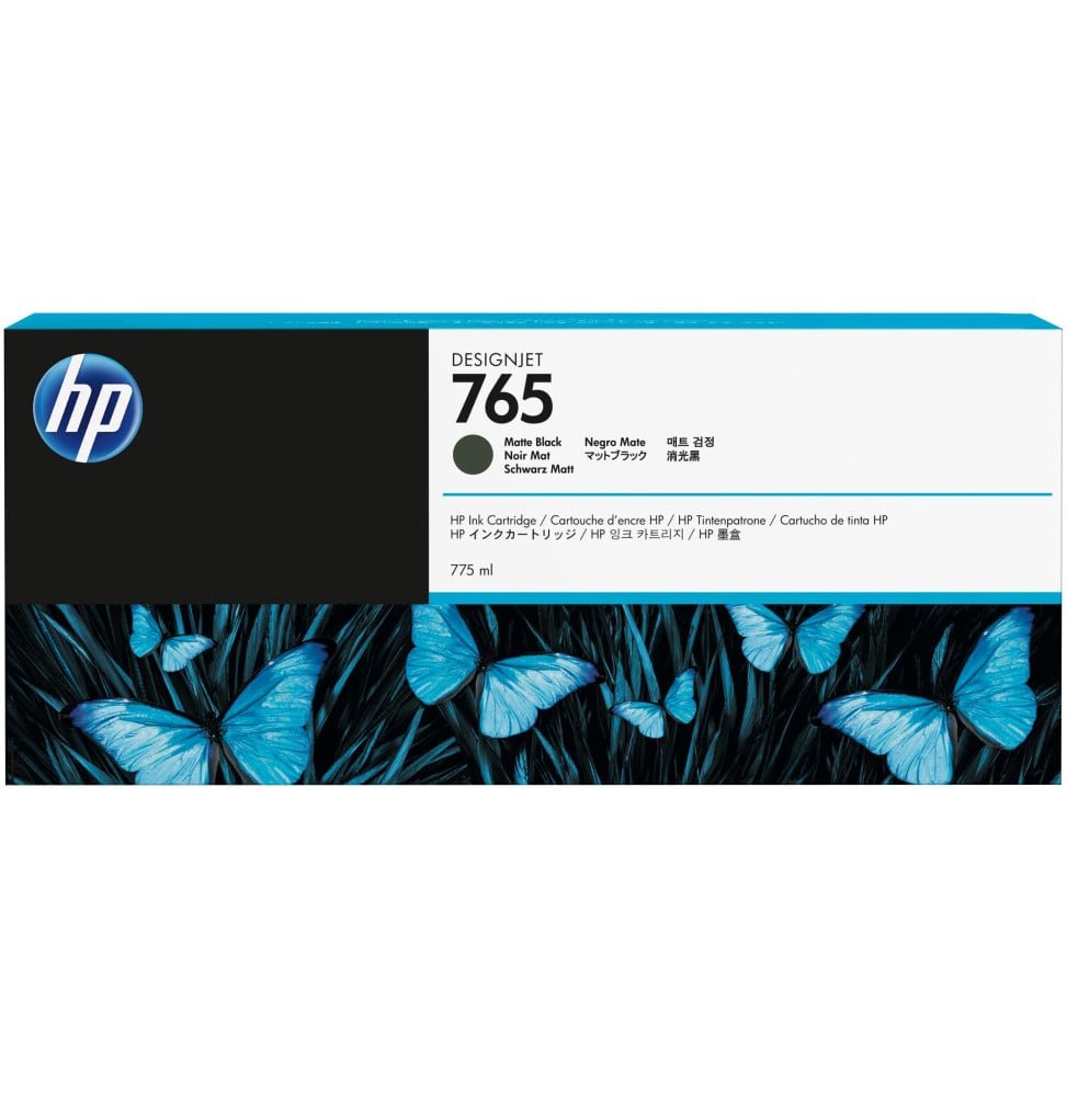 cartouche-d-encre-hp-765-noir-mate-775ml-f9j55a.jpg HP 765 Noir Mate - Cartouche d'encre HP d'origine (F9J55A) – Image 1