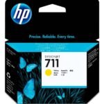 HP 711 Jaune - Cartouche d'encre HP d'origine (CZ132A)