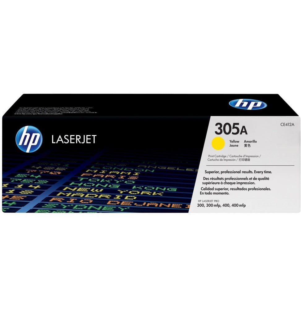 cartouche-d-encre-jaune-hp-laserjet-305a-ce412a.jpg HP 305A Jaune (CE412A) - Toner HP LaserJet d'origine – Image 1