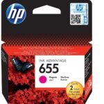 HP 655 Magenta - Cartouche d'encre HP d'origine (CZ111AE)