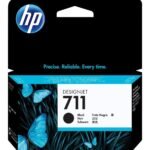 HP 711 Noir - Cartouche d'encre HP d'origine (CZ133A)