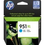 HP 951XL Cyan - Cartouche d'encre grande capacité HP d'origine (CN046AE)