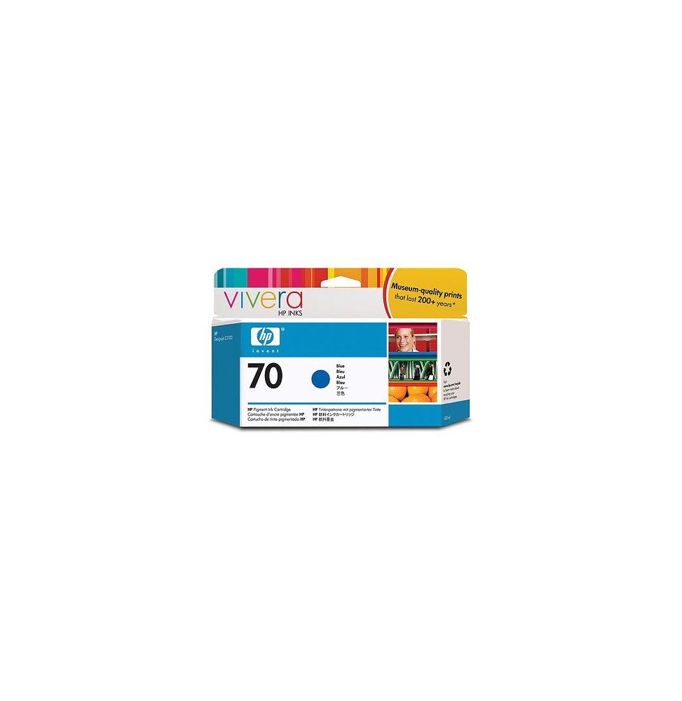 cartouche-dencre-bleue-hp-70-130-ml-c9458a.jpg HP 70 Bleu - Cartouche d'encre HP d'origine (C9458A) – Image 1