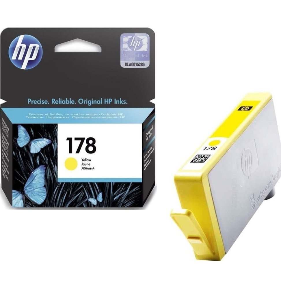 cartouche-dencre-jaune-hp-178-cb320he.jpg HP 178 Jaune - Cartouche d'encre HP d'origine (CB320HE) – Image 1