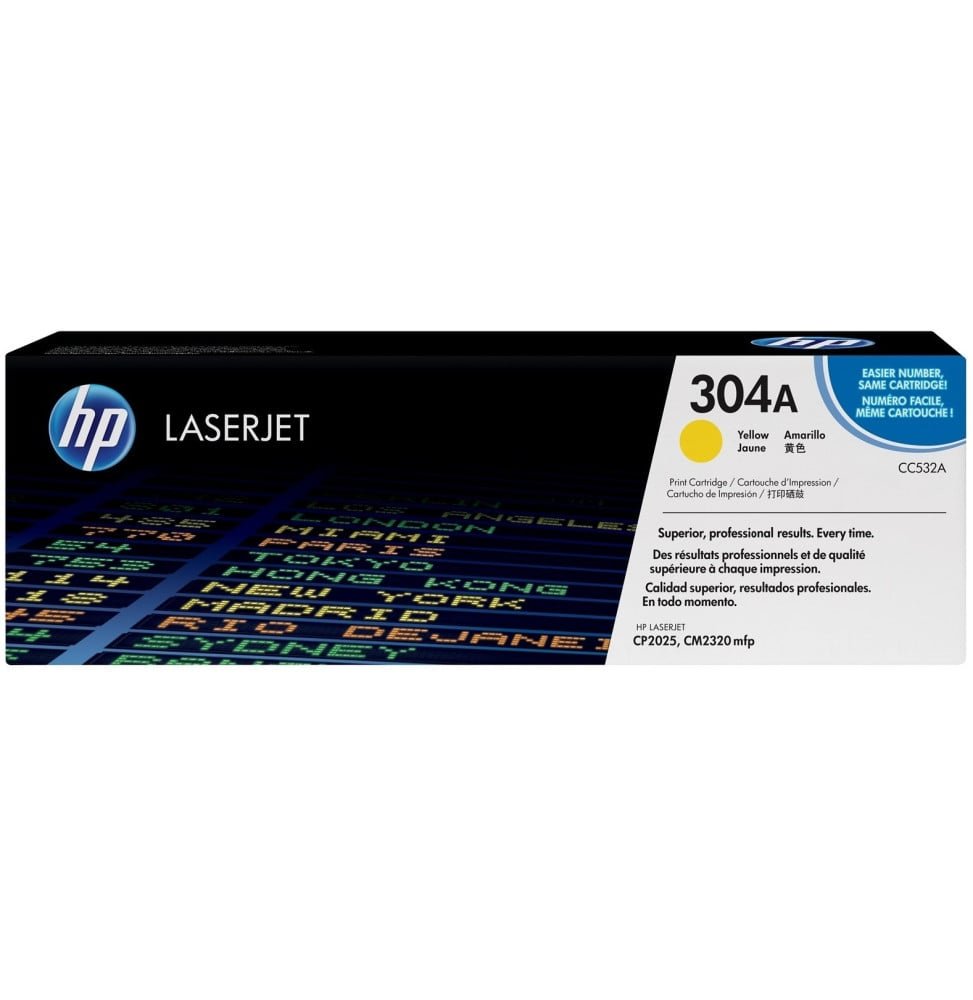 cartouche-dimpression-jaune-hp-color-laserjet-cc532a-cc532a.jpg HP 304A Jaune (CC532A) - Toner HP LaserJet d'origine – Image 1