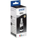 Epson 664 BK (T6641) Noir - Bouteille d'encre Epson d'origine (C13T66414A) – Image 2