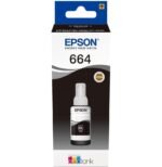 Epson 664 BK (T6641) Noir - Bouteille d'encre Epson d'origine (C13T66414A) – Image 4