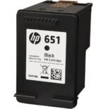 HP 651 Noir - Cartouche d'encre HP d'origine (C2P10AE) – Image 2