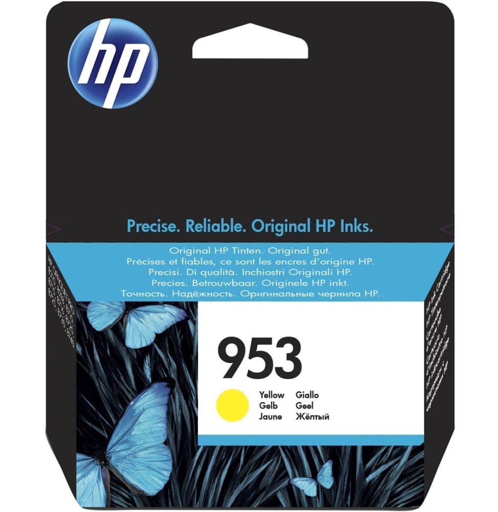 cartouches-d-encre-hp-953-jaune-f6u14ae.jpg HP 953 Jaune - Cartouche d'encre HP d'origine (F6U14AE) – Image 1