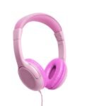 Casque CELLY pour enfants avec stickers - Rose - Jack 3,5 mm (KIDSBEATPK)