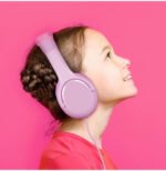 Casque CELLY pour enfants avec stickers - Rose - Jack 3,5 mm (KIDSBEATPK) – Image 3