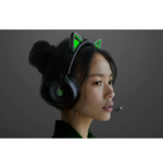 Casque gaming Razer Kraken Kitty V3 X Noir - Jack 3,5 mm (RZ04-05350200-R3M1) – Image 4