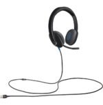 Casque Logitech H540 pour ordinateur avec microphone anti-parasite - USB (981-000480) – Image 4