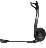 Casque Logitech 960 pour ordinateur avec microphone anti-parasite - USB (981-000100) – Image 2