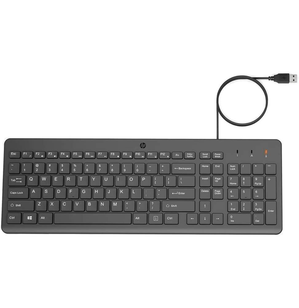 clavier-filaire-hp-150-francais-azerty-664r5aa.png Clavier filaire HP 150 Français (AZERTY) (664R5AA) – Image 1