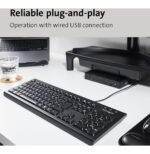 Clavier filaire Kensington ValuKeyboard USB - AZERTY (1500109FR) – Image 3