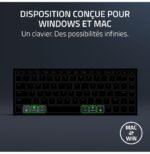 Clavier Sans fil Razer Joro - Français (AZERTY) (RZ03-02360400-R3F1) – Image 3