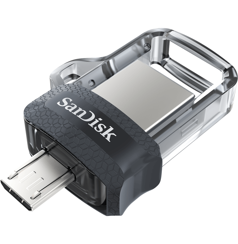 cle-usb-sandisk-ultra-m30-double-connectique-micro-usb-et-usb-30-128-go-sddd3-128g-g46.png Clé USB SanDisk Ultra m3.0 double connectique micro-USB et USB 3.0 - 128 Go (SDDD3-128G-G46) – Image 1