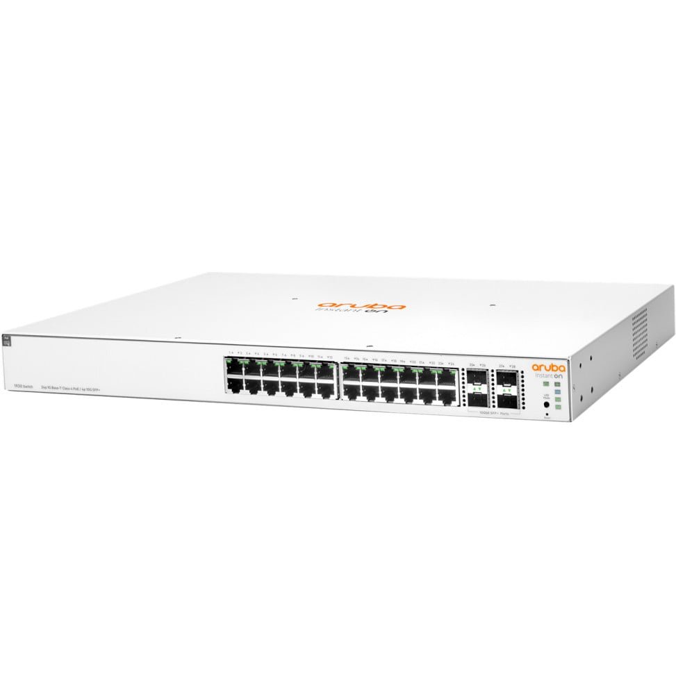 commutateur-administrable-aruba-instant-on-1930-24g-classe-4-poe-4sfp-sfp-195-w-jl683a.jpg Switch Administrable Aruba Instant On 1930 24G Classe 4 PoE 4SFP/SFP+ 195 W (JL683A) – Image 1